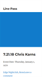 Mobile Screenshot of linepass.com
